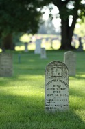 Headstone at Moscow Cemetery